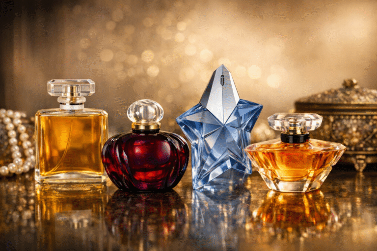 Ikona zapachów na tle bokeh